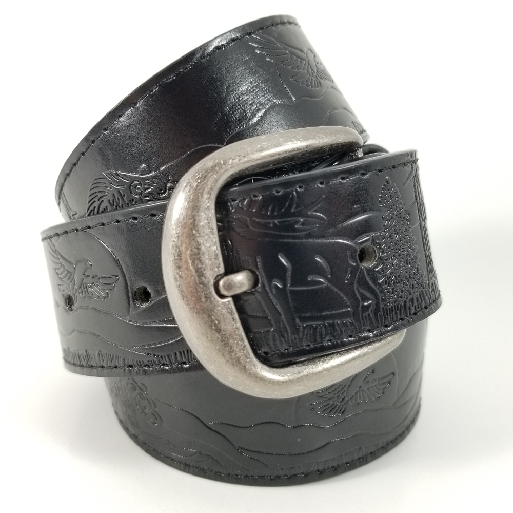 ITALIAN STYLE COLLECTION | embossed eagle belt